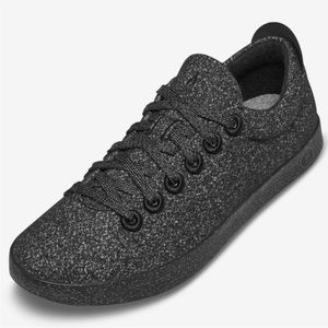 Allbirds Mens Wool Piper Black Fashion Sneaker Size 10